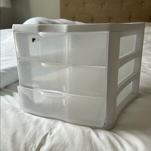 White 3-Drawer Storage Organizer